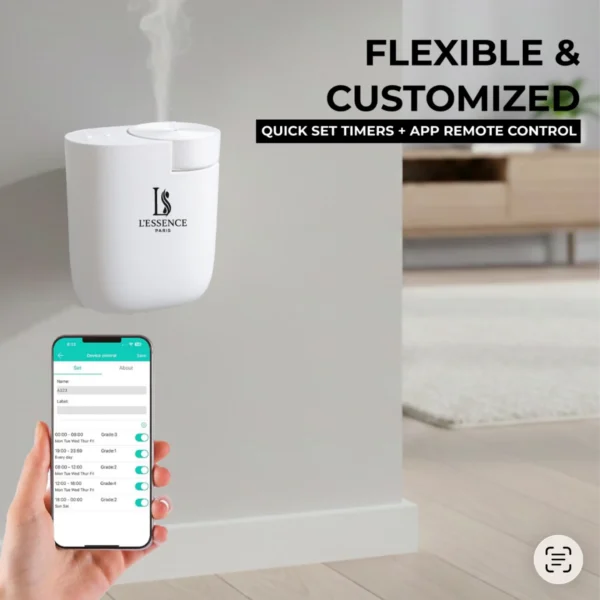 19 AV-LSX Wall Essence Diffuser + 100 ml Fragrance | Luxury Wall Plug Diffuser